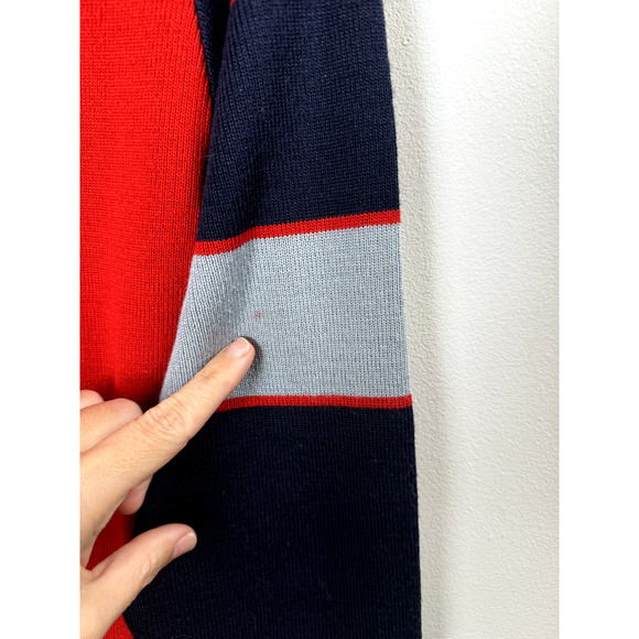 Vintage Pat's Ski & Sport Shop Classic Retro 80s 90s Preppy Wool Blend Sweater M - Picture 3 of 8